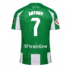 Real Betis Antony #7 Hemmatröja 2025-26 Kortärmad Real Betis Antony #7 Hemmatröja 2025-26 Kortärmad